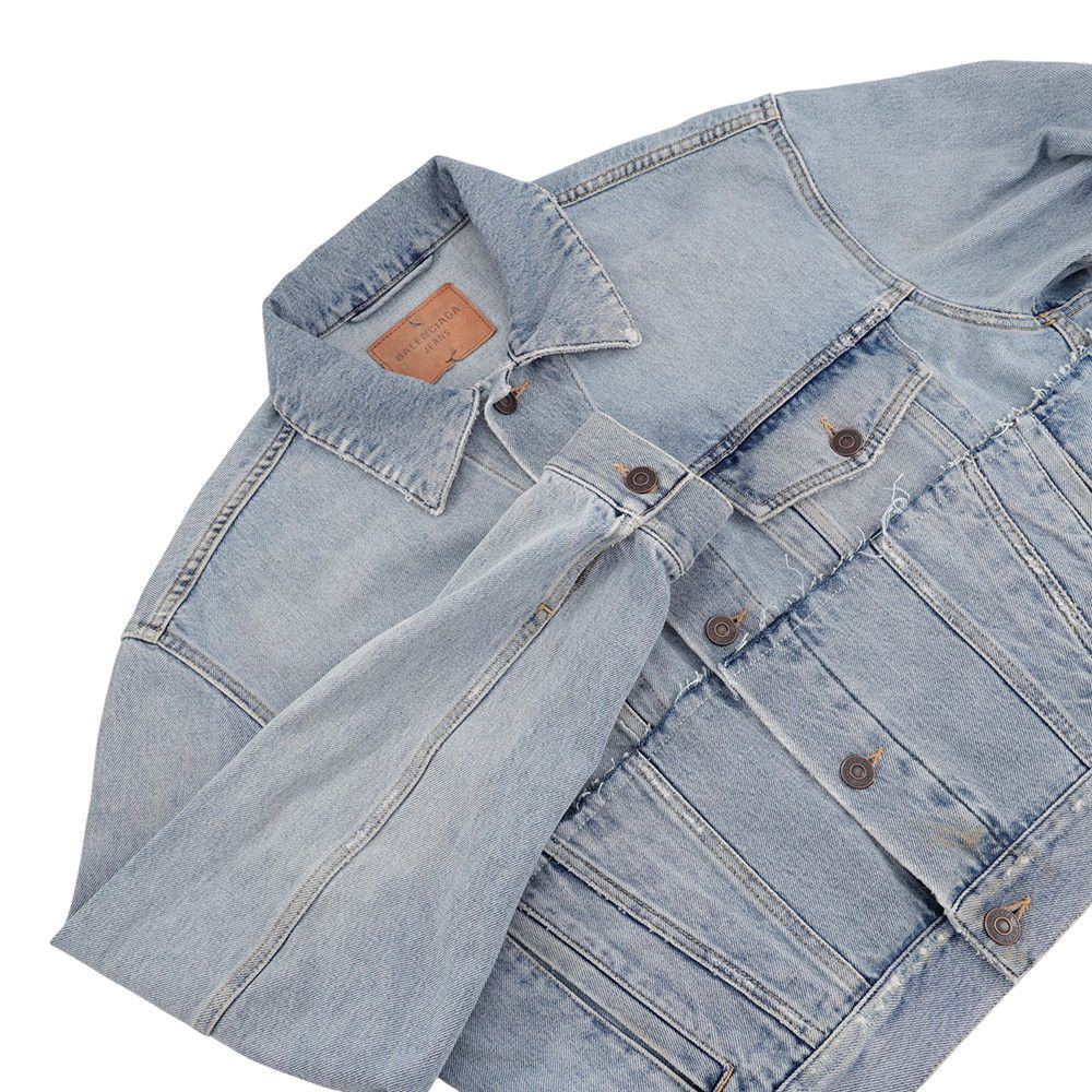 Balenciaga Jacket Logo Denim Small Fit 36 — view 3