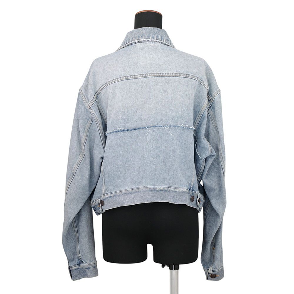 Balenciaga Jacket Logo Denim Small Fit 36 — view 2