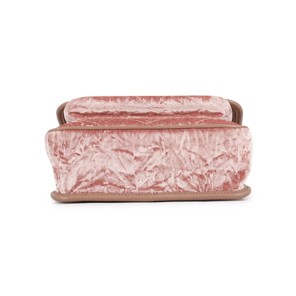 Saint Laurent Paris Chain Shoulder Bag Niki Baby Velvet Leather — view 3