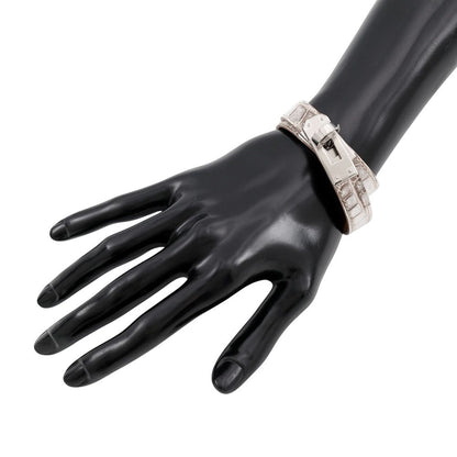 Hermes Bracelet Kelly Double Tour Himalayan Silver Niloticus Mat — view 4