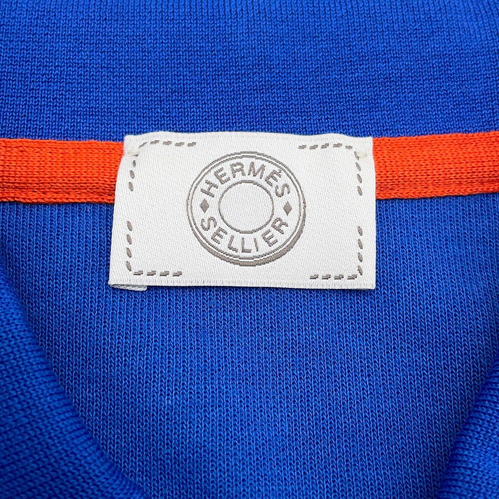 Hermes Polo Shirt Sellier Buttons Cotton Polyester — view 8
