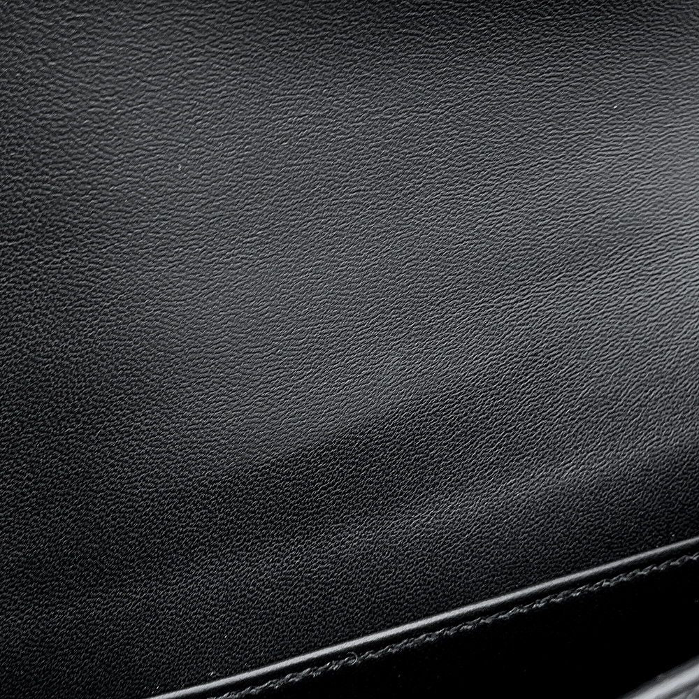 Hermes Shoulder Bag Constance Elan Miroir Black Silver Epsom — view 7