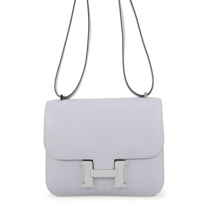 Hermes Shoulder Bag Mini Constance 3 Miroir Gray Pantin Silver Swift