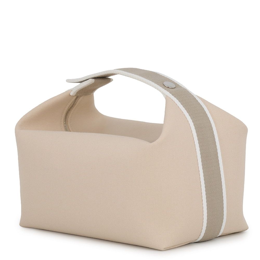 Hermes Pouch Bride-a-Brac GM Natural Silver Canvas Case — view 2