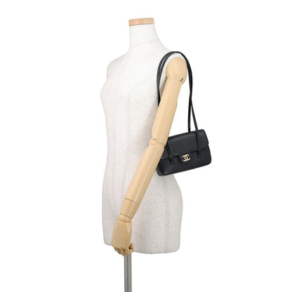 Chanel Shoulder Bag Strap Clutch CC Logo Caviar Leather 26 Spring Summer Pre — view 4