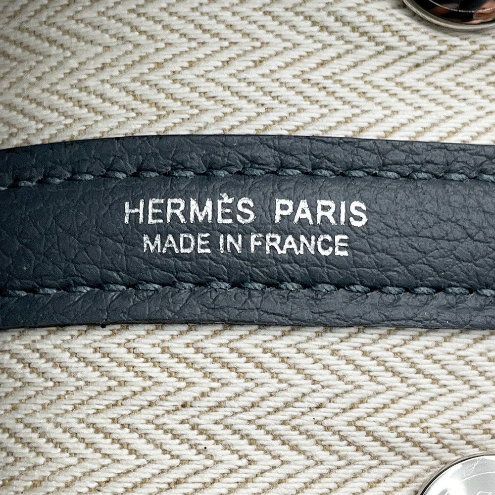 Hermes Tote Bag Neo Garden 23 Party Gray Misty Silver Togo — view 6