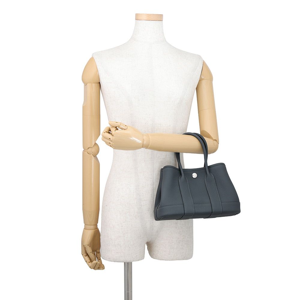 Hermes Tote Bag Neo Garden 23 Party Gray Misty Silver Togo — view 4