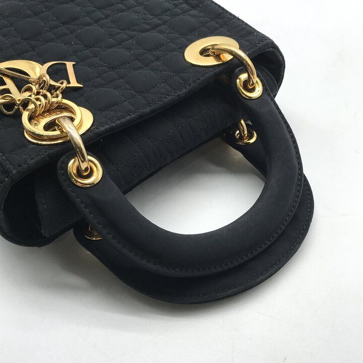 Dior Lady Black Nylon Mini 2-Way Bag — view 7