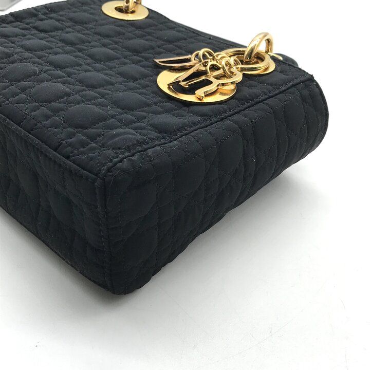 Dior Lady Black Nylon Mini 2-Way Bag — view 6