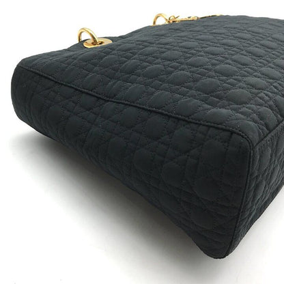 Dior Nylon Cannage Lady Hand Bag Black Bag — view 5