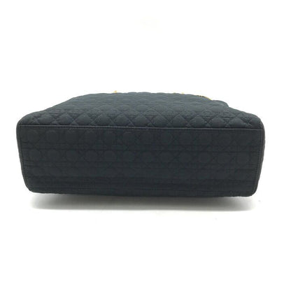 Dior Nylon Cannage Lady Hand Bag Black Bag — view 4
