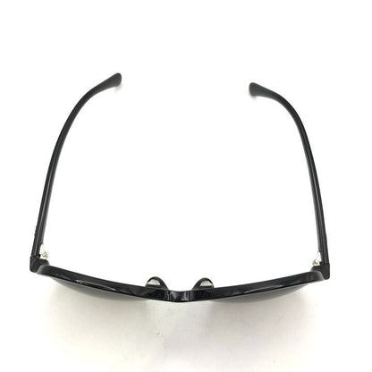 Chanel CC Logo Sunglasses Eyewear Round Brown Gradient Frame — view 6