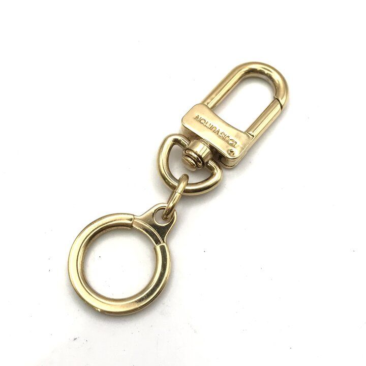 Louis Vuitton Anokre Key Holder Key Ring Charm Gold — view 2