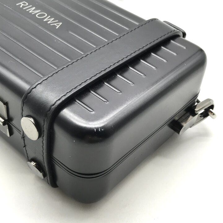 Dior Rimowa Collaboration Personal Clutch Shoulder Bag Aluminum Black — view 6