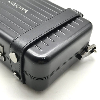 Dior Rimowa Collaboration Personal Clutch Shoulder Bag Aluminum Black — view 6