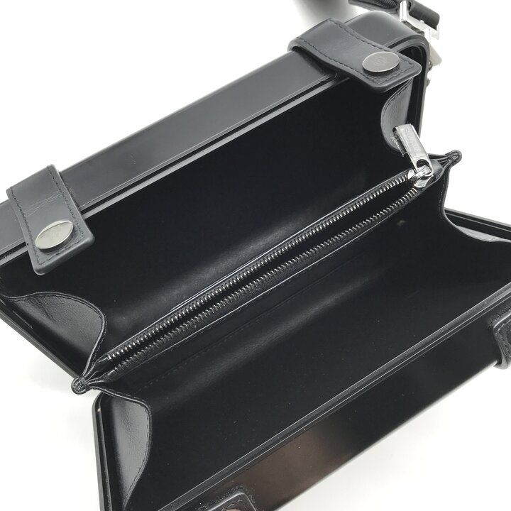 Dior Rimowa Collaboration Personal Clutch Shoulder Bag Aluminum Black — view 8
