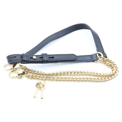 Gucci GG Small Bamboo Padlock 2-Way Chain Shoulder Bag Beige Leather Gold — view 8