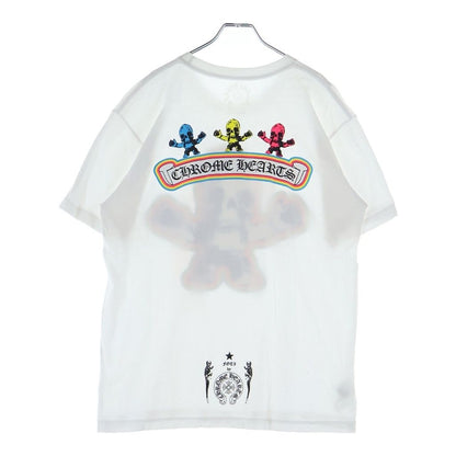 Chrome Hearts Foti Rainbow Scroll Logo Tee Harristita Crew Neck T-Shirt White — view 2