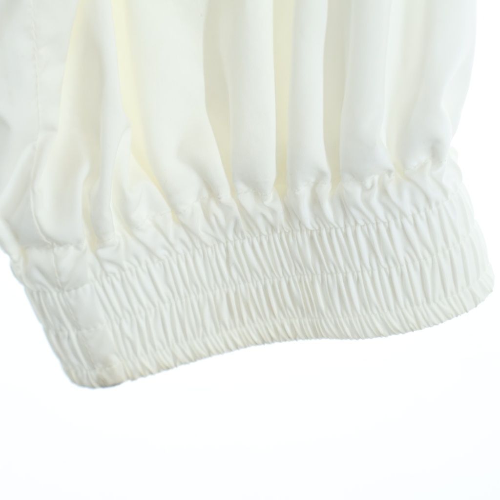Balenciaga 21 SS Sporty Logo Embroidery Nylon Track Jacket White — view 4