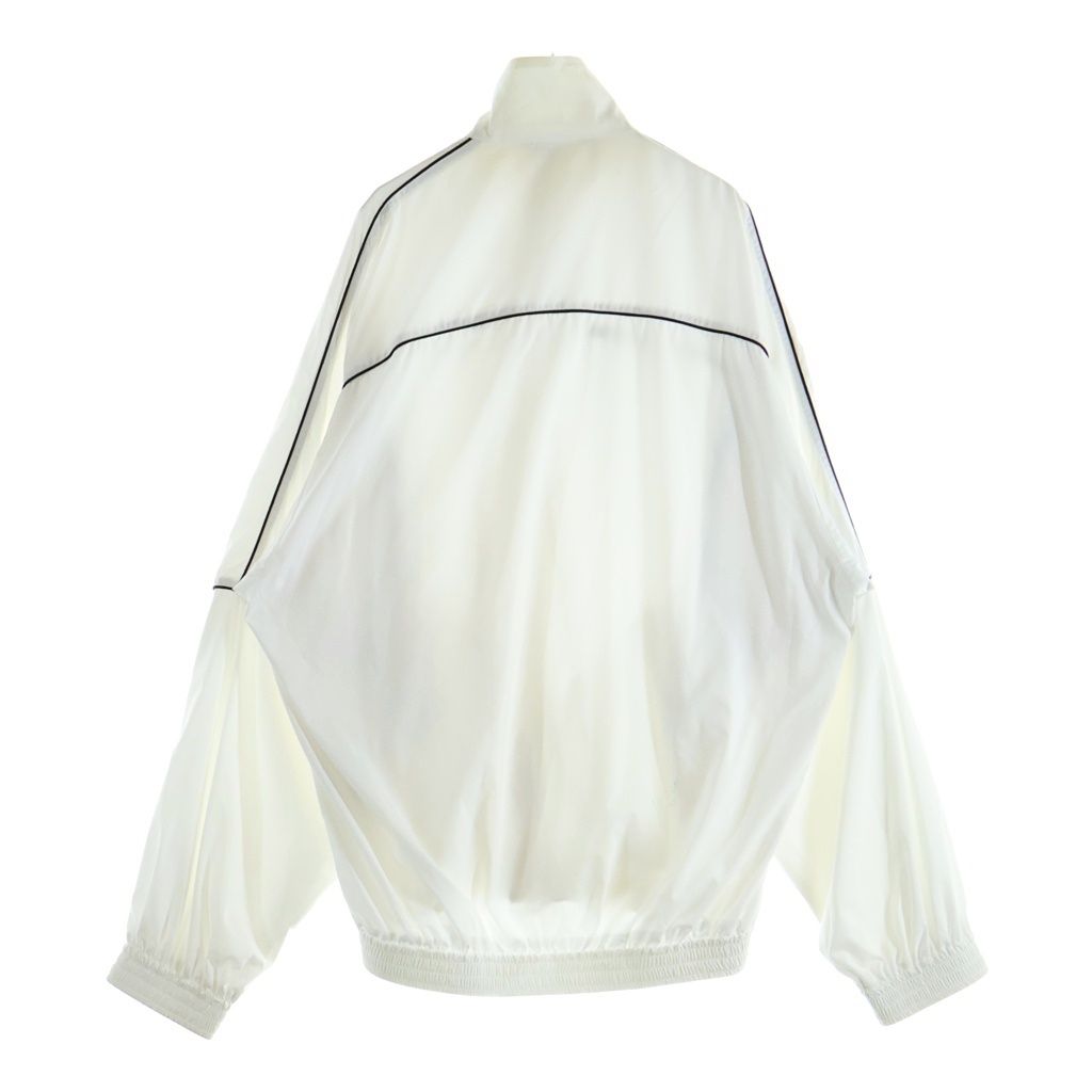 Balenciaga 21 SS Sporty Logo Embroidery Nylon Track Jacket White — view 2