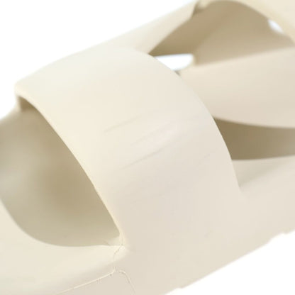Bottega Veneta Rubber Slide Sandals White — view 6