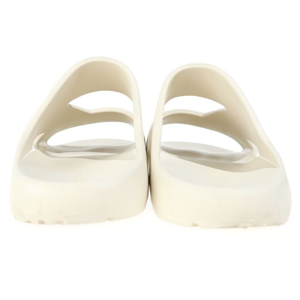 Bottega Veneta Rubber Slide Sandals White — view 3