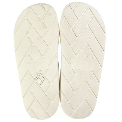 Bottega Veneta Rubber Slide Sandals White — view 5