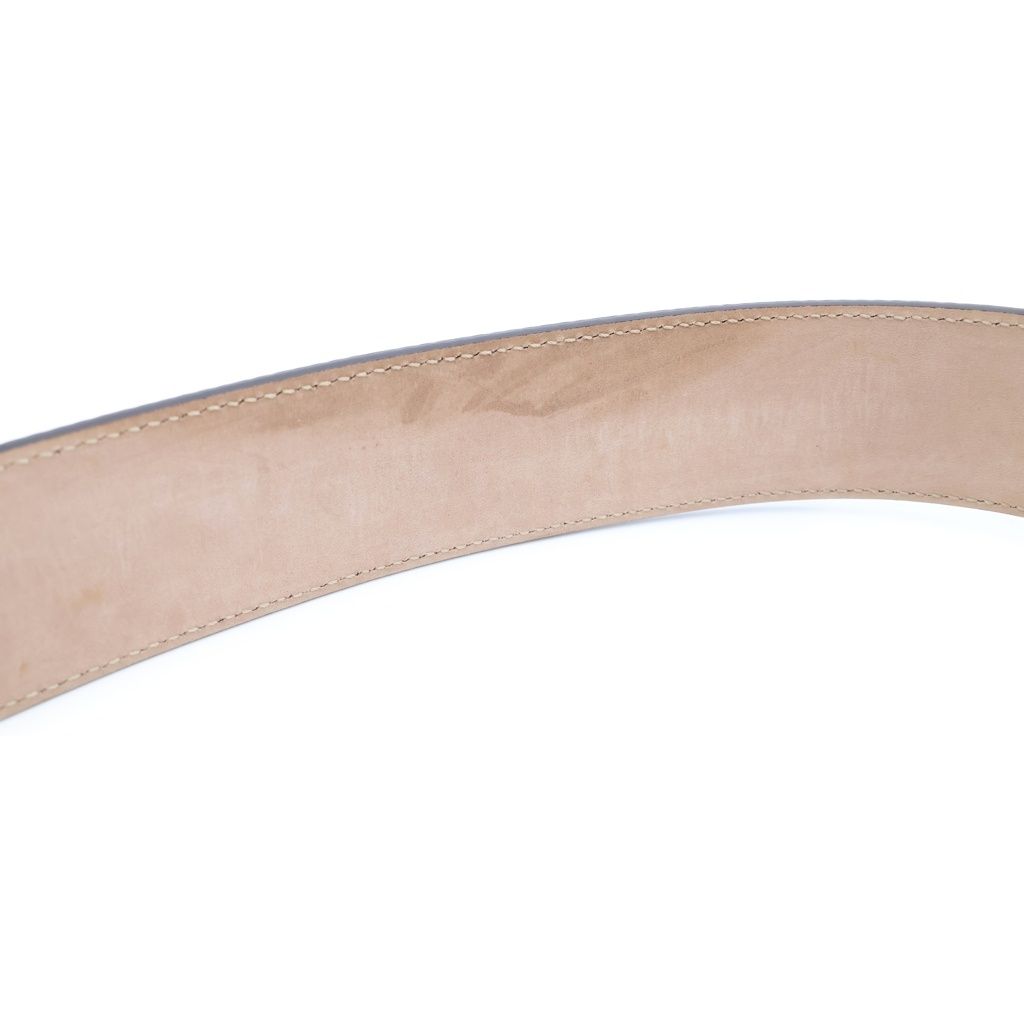 Gucci GG Supreme Interlocking G Belt Beige Leather — view 6
