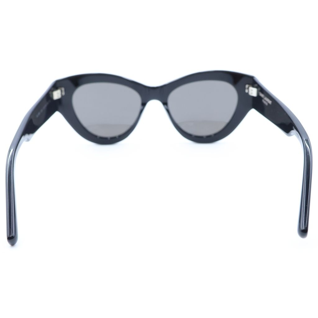 Saint Laurent Paris Oval Frame Sunglasses Eyewear Black 51 — view 2