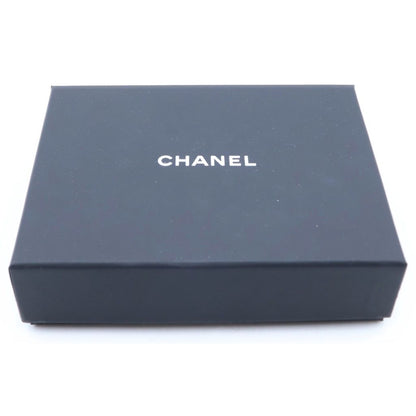 Chanel Quilted Trifold Wallet Compact Coin Purse Black Caviar Leather Gold — view 6