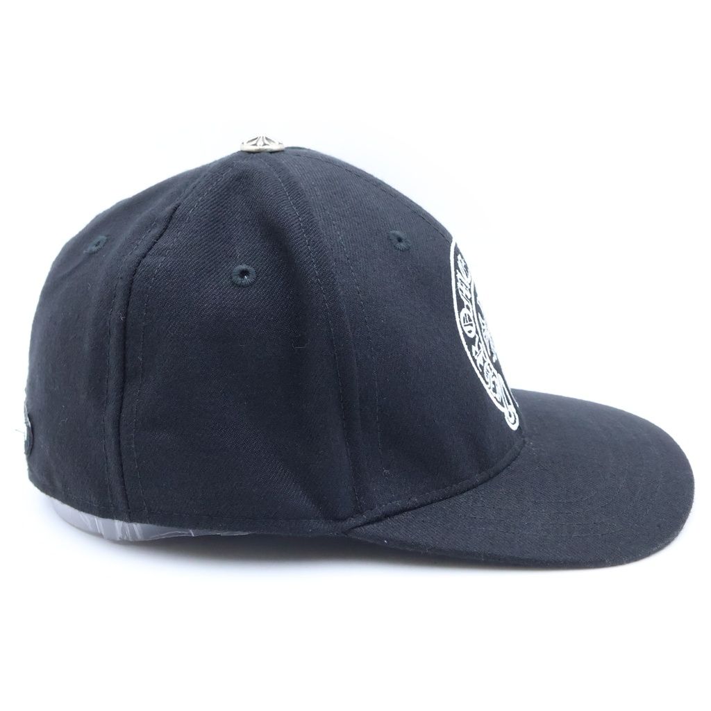 Chrome Hearts Trucker Cap Horseshoe Embroidery Cap Black Hat — view 3