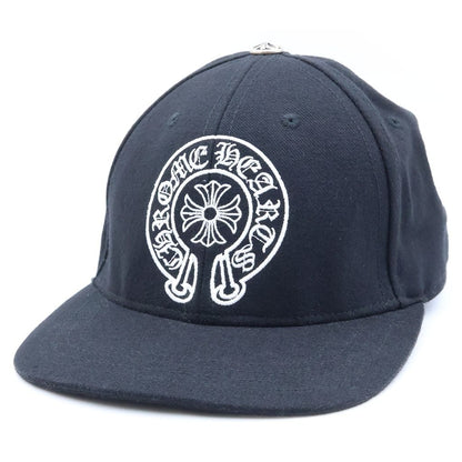Chrome Hearts Trucker Cap Horseshoe Embroidery Cap Black Hat