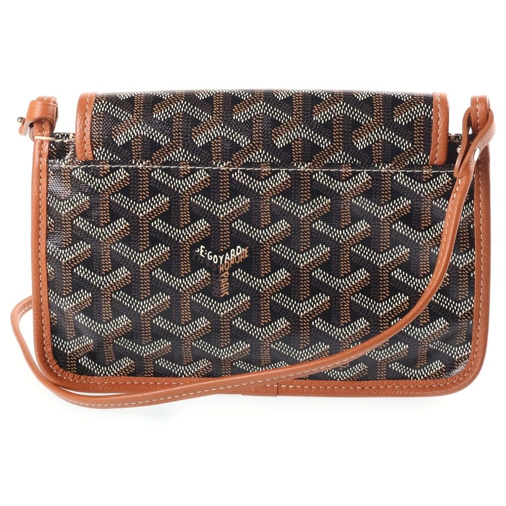 Goyard Plumet Shoulder Bag Brown Leather — view 2