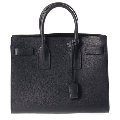 Saint Laurent Paris Sac de Jules Small Handbag Black Leather Silver