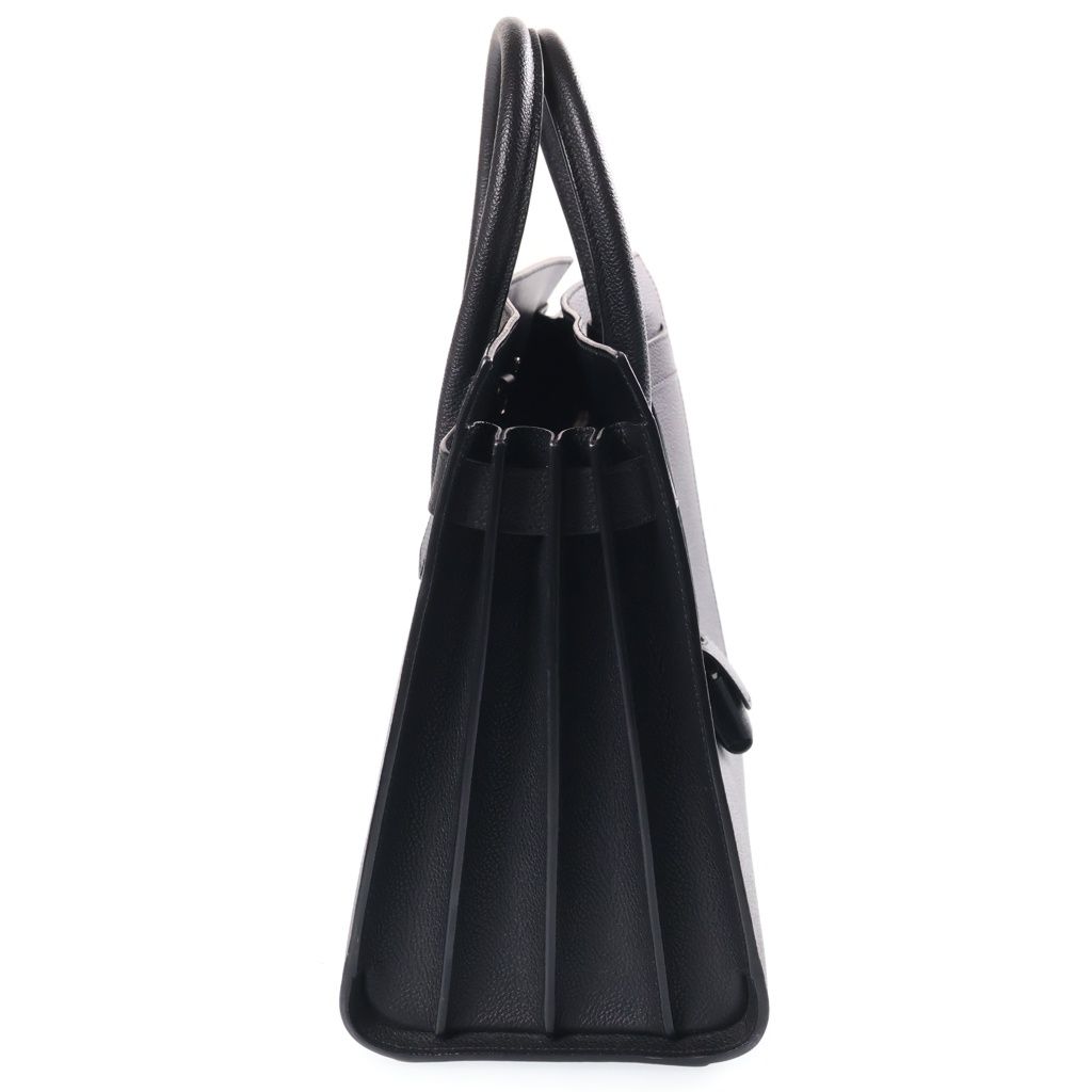 Saint Laurent Paris Sac de Jules Small Handbag Black Leather Silver — view 3