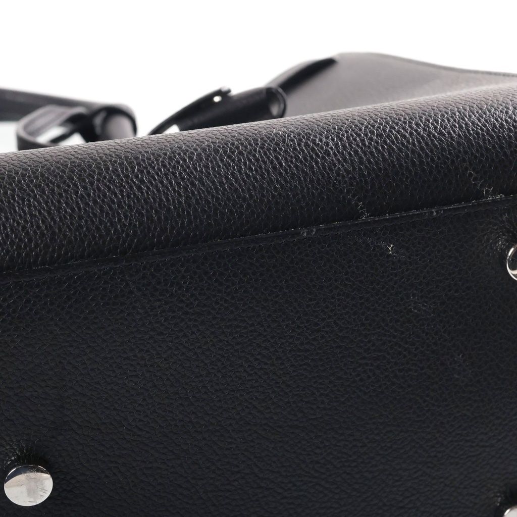 Saint Laurent Paris Sac de Jules Small Handbag Black Leather Silver — view 6