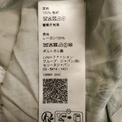 Celine Hawaiian Shirt in Rayon Loose Fit Short Sleeve White — view 8