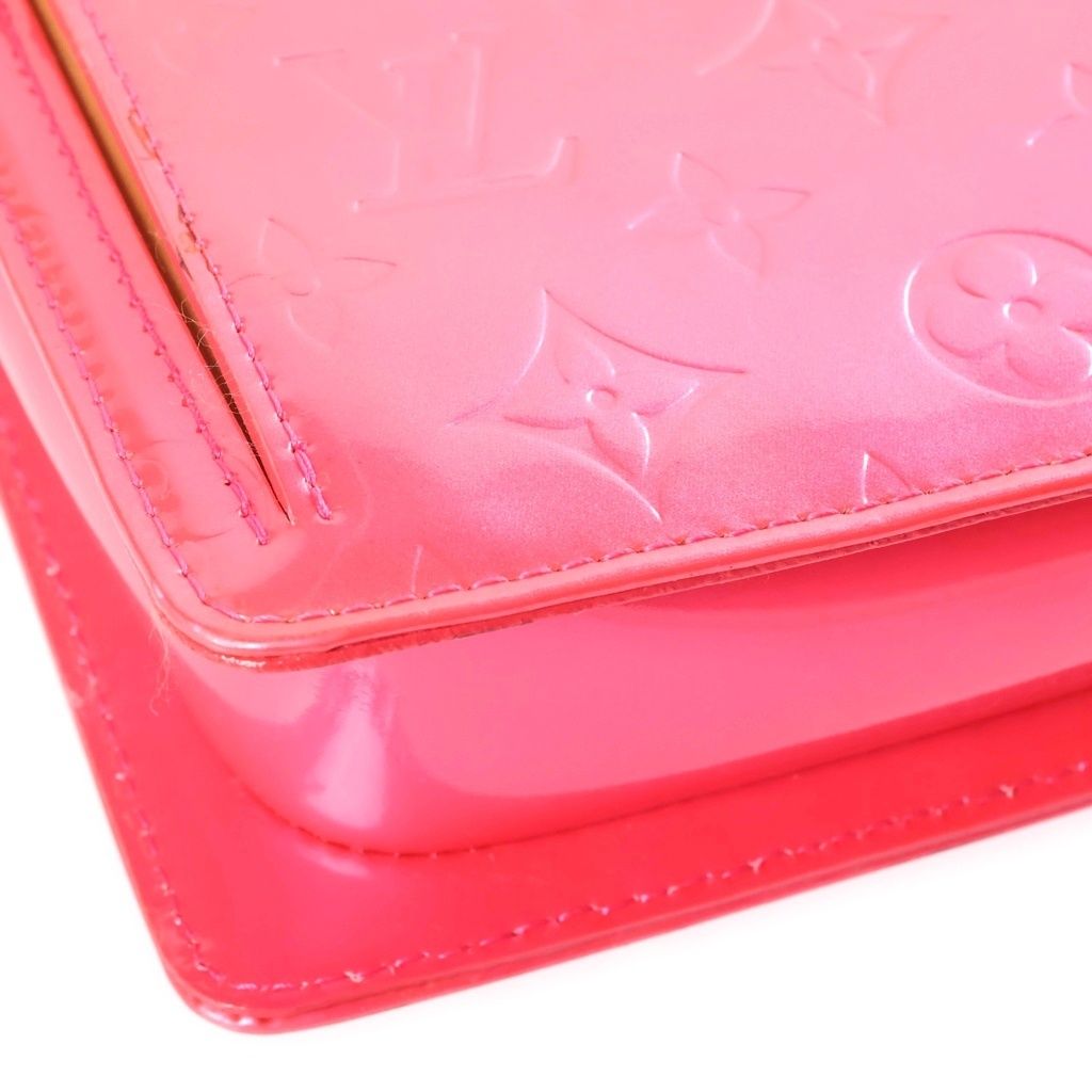 Louis Vuitton Monogram Vernis Mott Handbag Patent Pink — view 5