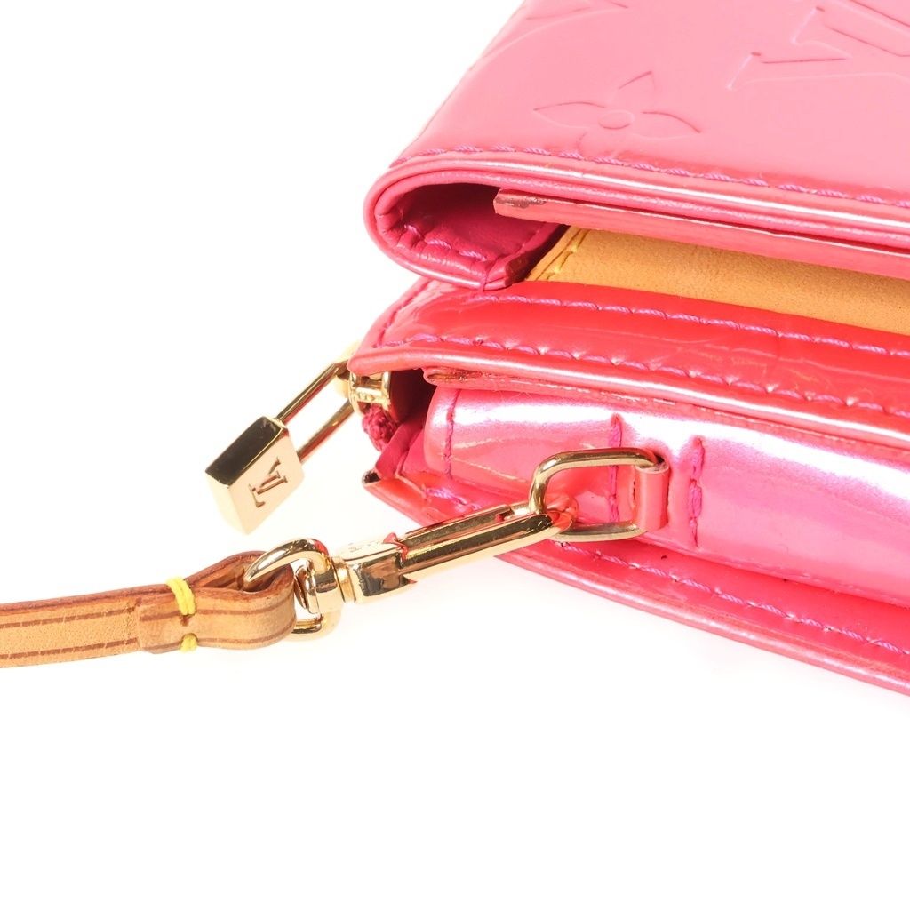 Louis Vuitton Monogram Vernis Mott Handbag Patent Pink — view 6