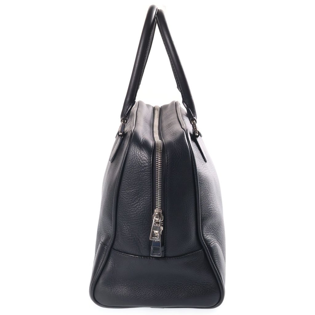 Loewe Amazona 36 Anagram Logo Leather Handbag Black — view 3