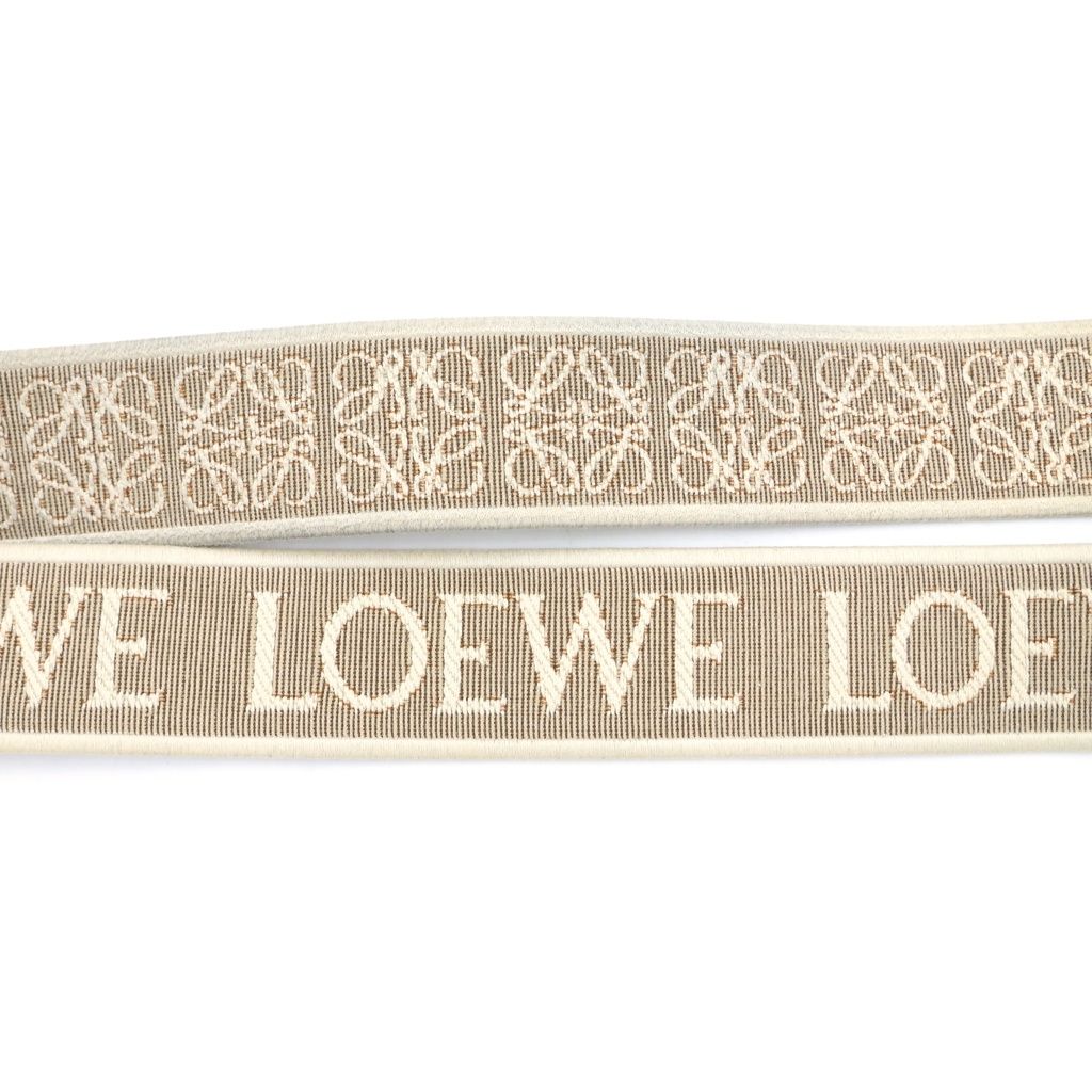 Loewe Anagram Shoulder Strap Brown Beige Gold — view 4