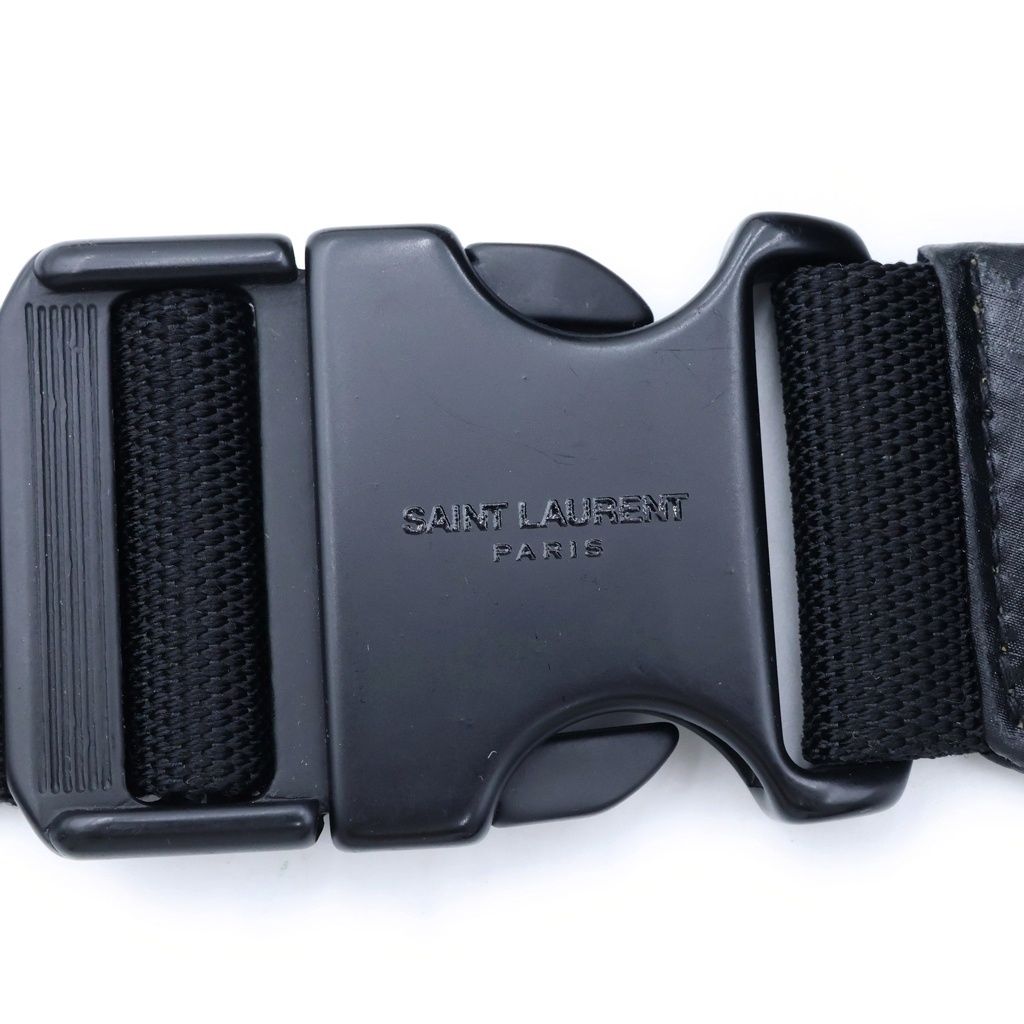 Saint Laurent Paris Nuxx Waist Bag Black Polyester — view 6