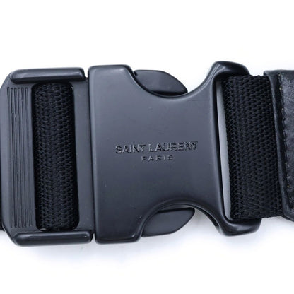 Saint Laurent Paris Nuxx Waist Bag Black Polyester — view 6