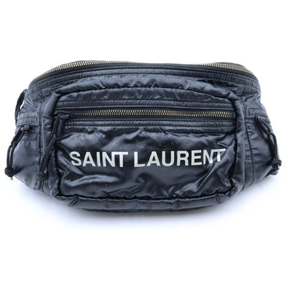Saint Laurent Paris Nuxx Waist Bag Black Polyester