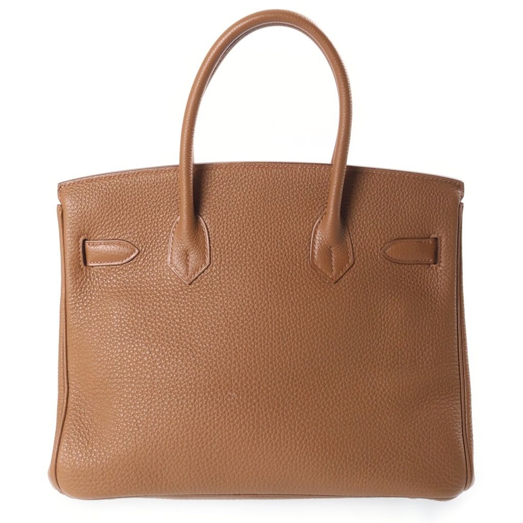 Hermes Birkin 30 Halzan Togo Silver Handbag — view 2