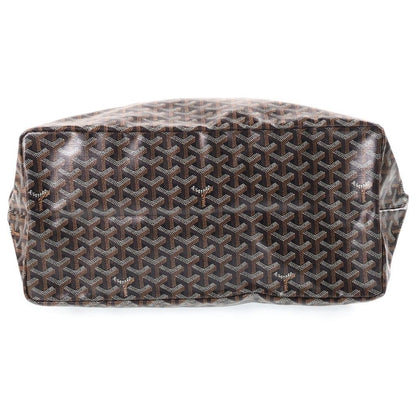 Goyard Saint Louis GM Black Leather Tote Bag — view 4