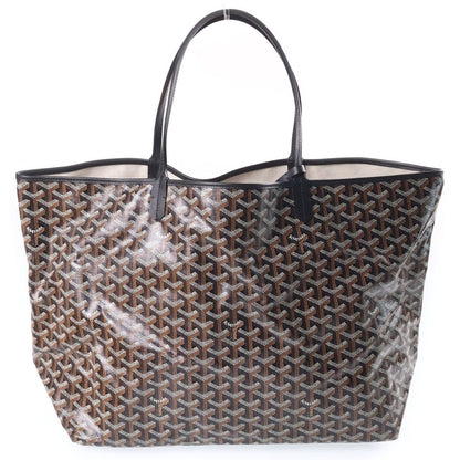 Goyard Saint Louis GM Black Leather Tote Bag — view 2