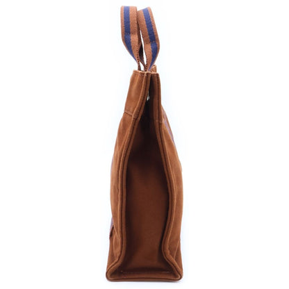 Hermes Fourre Tout PM Canvas Tote Handbag Brown — view 3