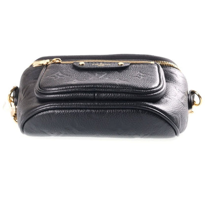 Louis Vuitton Monogram Empreinte Mini Bum Bag Chain Noir Black — view 4