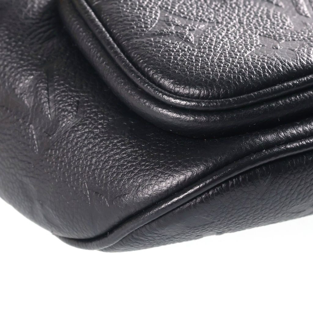 Louis Vuitton Monogram Empreinte Mini Bum Bag Chain Noir Black — view 5